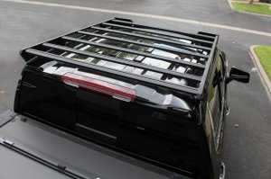 Chevrolet Silverado 1500 Roof Rack - Go Rhino - Ceros Low Profile - Textured Black - `19-`23